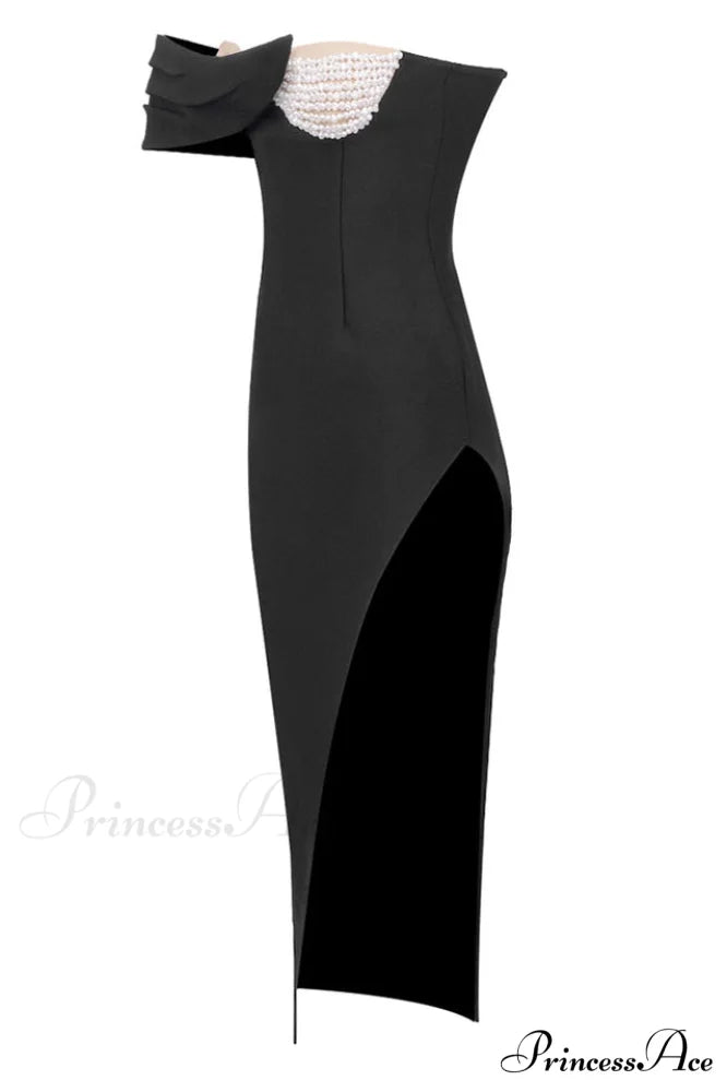 Baroque Pearl Stylish Chest Cup Dress