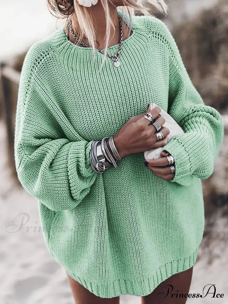 Basic Knit Stretchy Cold-Weather Jumper swraters-241228