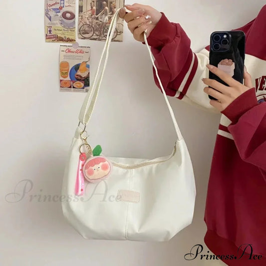 Basic University Style Nylon Spacious Crossbody crossbody-250126