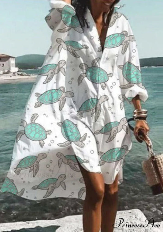 Beach Shirt - Kelly Mint green / S