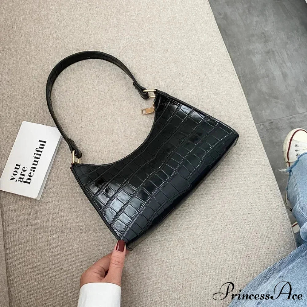 Beautiful Vintage Leather Shopping Shoulder Bag color1 shoulder-250126
