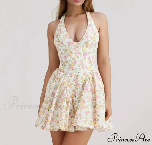 BELLA Elegant MINI DRESS Print / S