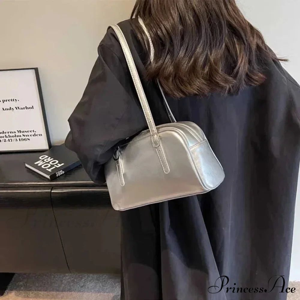 Black-and-White Style Boston Shoulder Crossbody Bag shoulder-250126