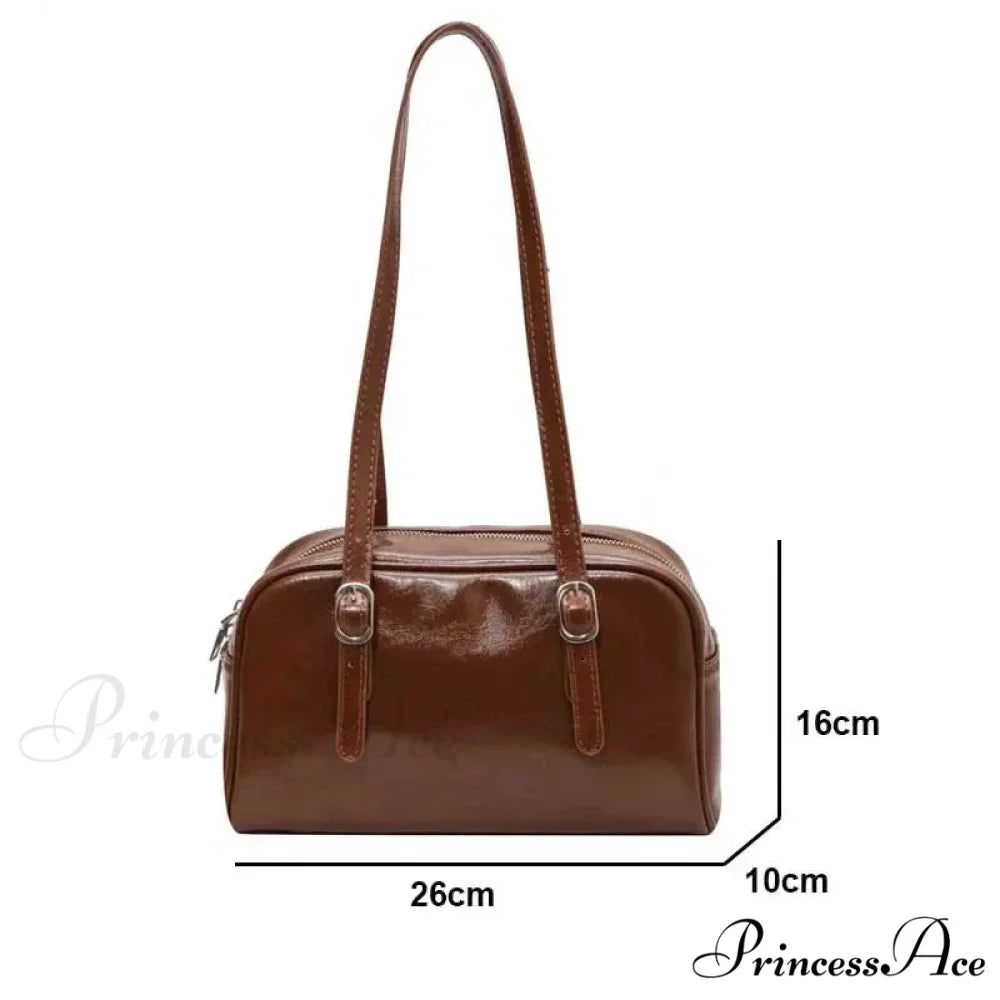 Black-and-White Style Boston Shoulder Crossbody Bag shoulder-250126