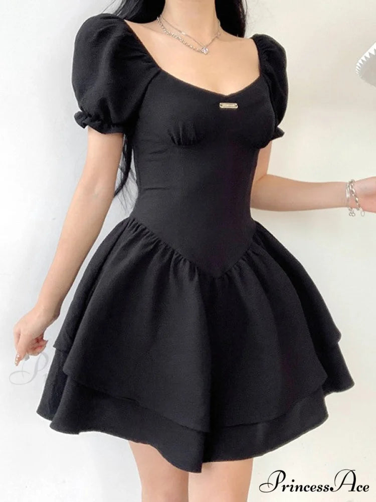 Black Pu Graceful Cropped Tank Top Black / S