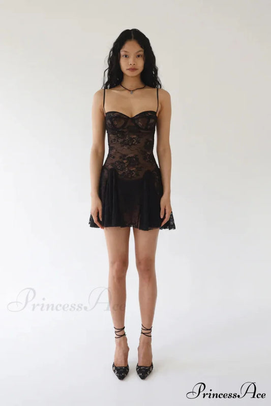 Black Rose Stylish Mini Dress 4 Days / 2 / XS / Black