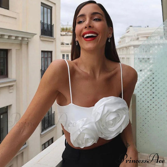 Bleached Pocket Graceful Cargo Jeans S / White