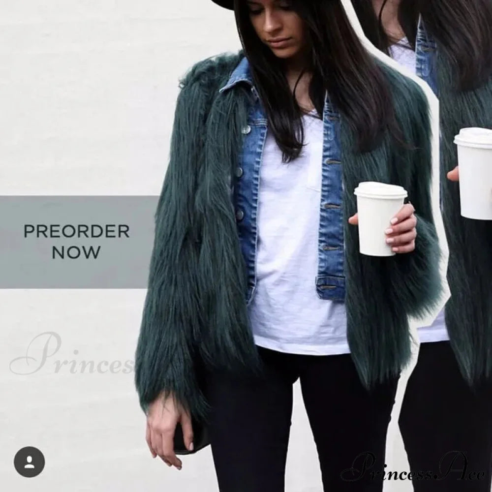 Blurry Broad Hot Puffy Jacket Green / S coats-241228