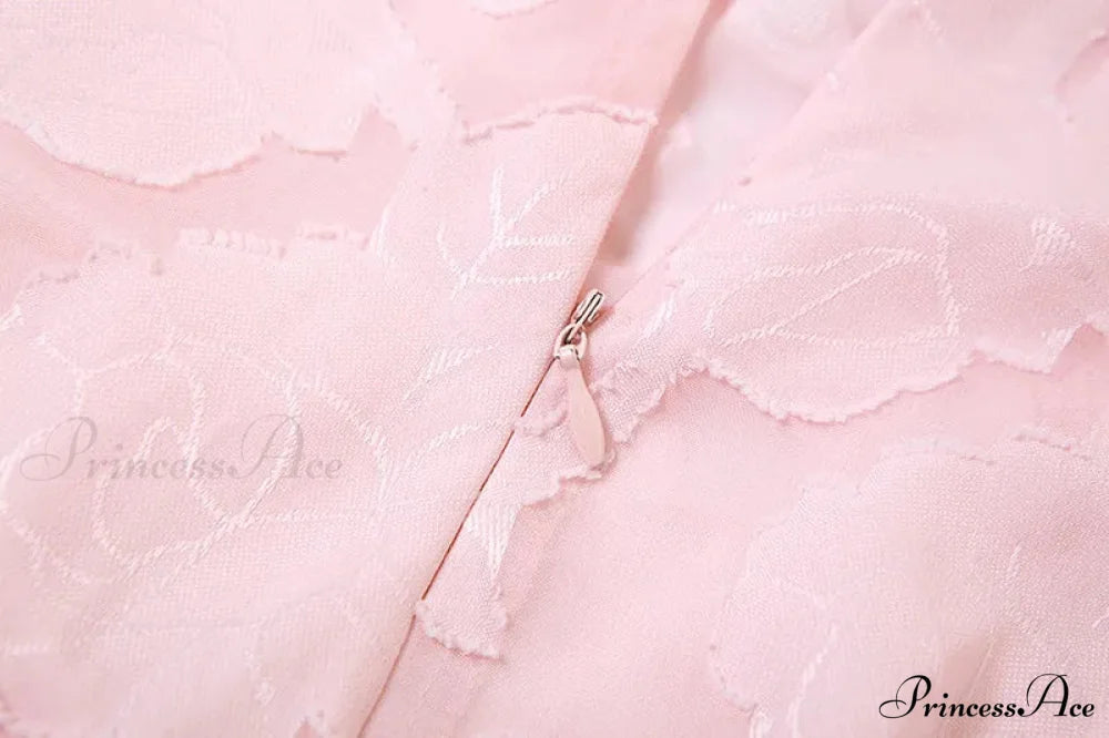 Blush of Elegance Charming Lace Maxi Dress
