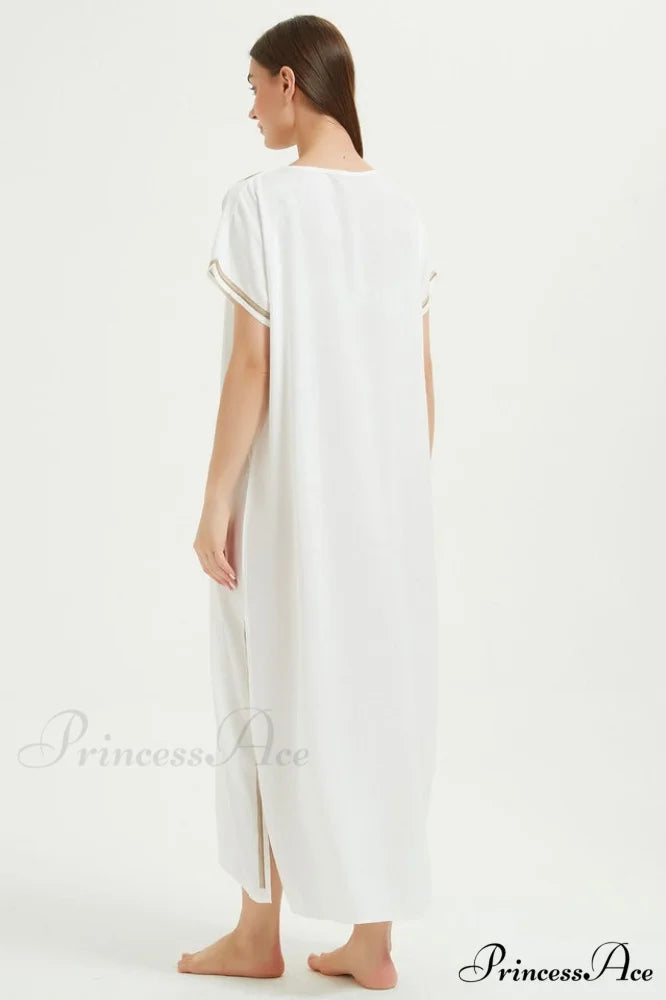 Boho Print Stylish Slit Dress