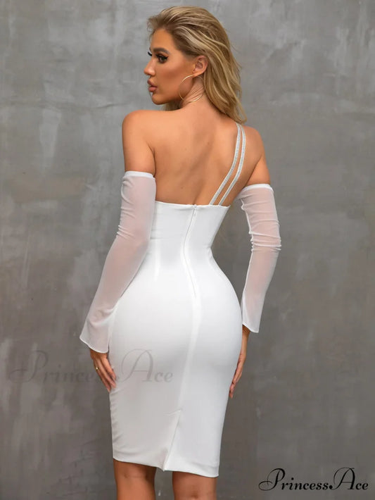 Boning Solid Halter Trendy Tie Satin Dress