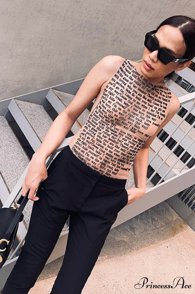 Born this Stylish Way Sleeveless Top