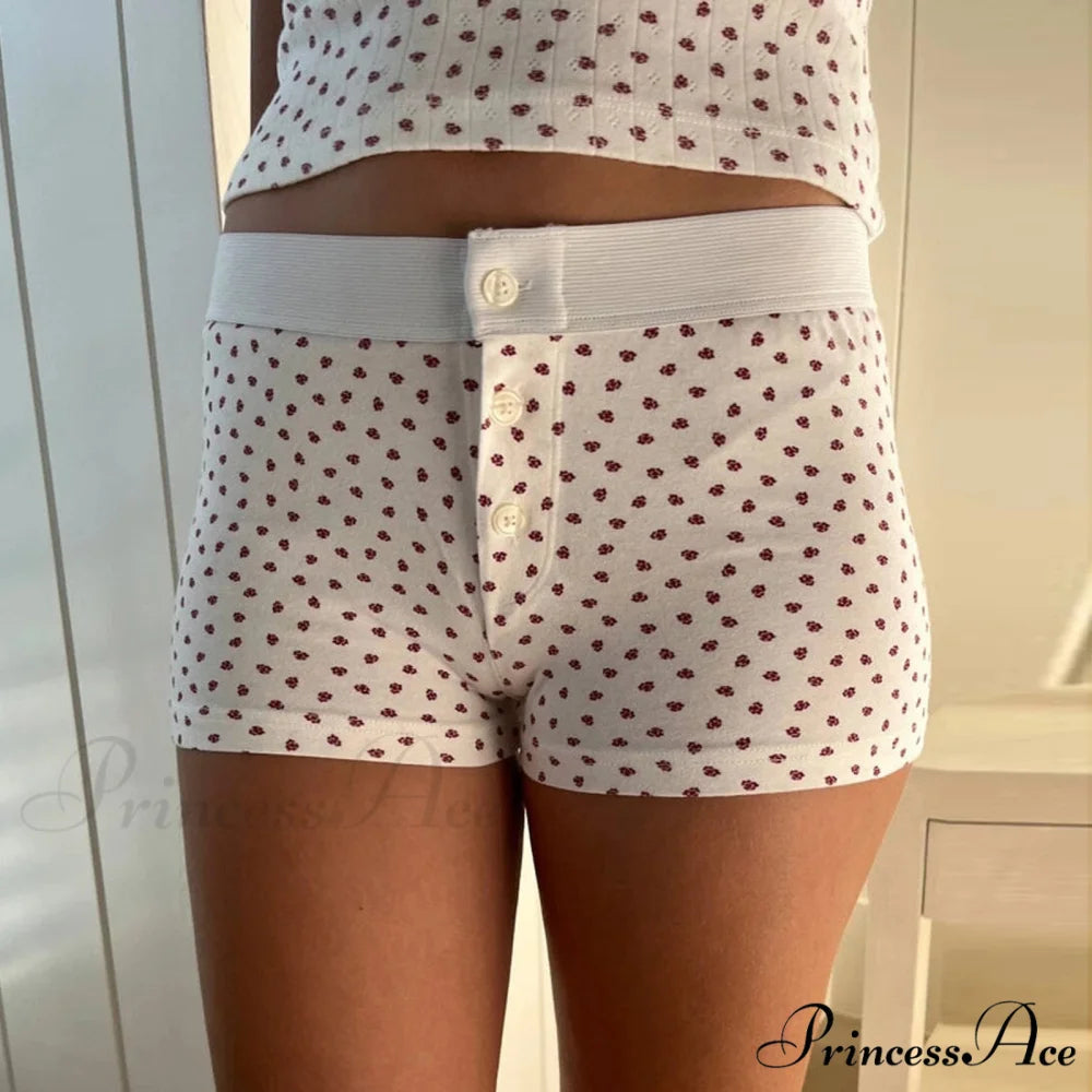 Botanical Button Low-Cut Brief short-250223