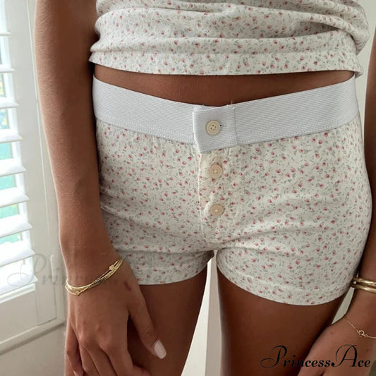 Botanical Button Low-Cut Brief white1 / S short-250223