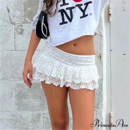 Botanical Frills Fairycore Skirt skirts-250223