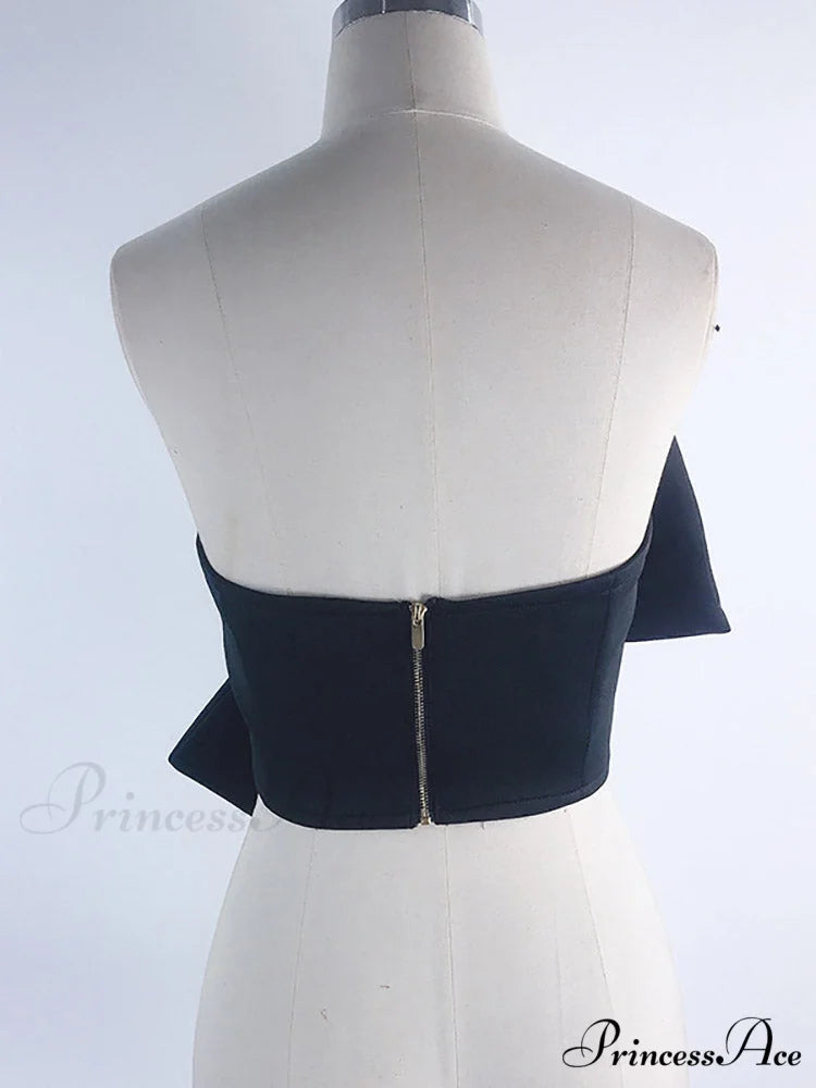 Bow Tie Graceful Cropped Tank Top