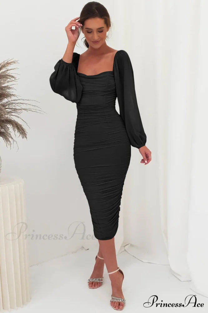 Brooklyn Love Stylish Midi Dress