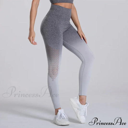 Bubble Push Up Seamless Fitness High Waist Legging