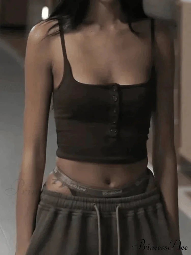 Button Front Graceful Corset Top