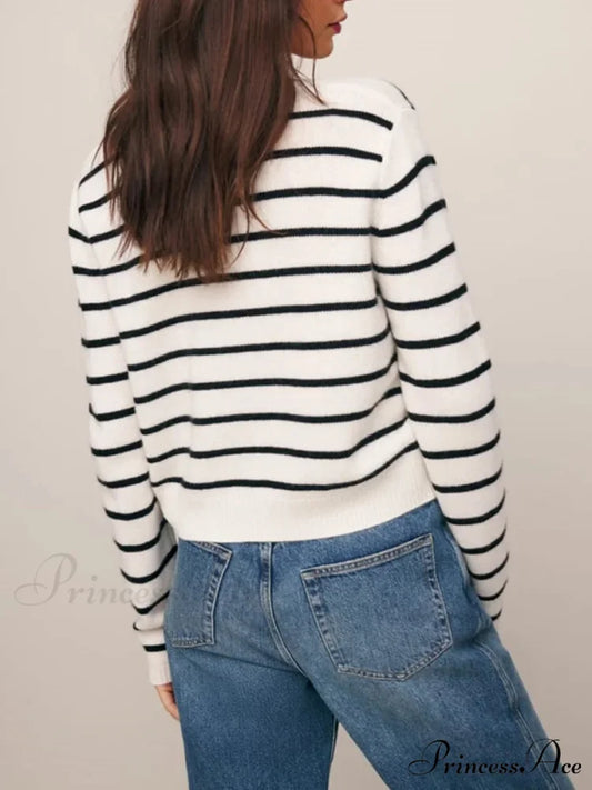 Button-Up Solid Extended Sleeve Informal Soft Knitted Cardigan cardiagn-250126