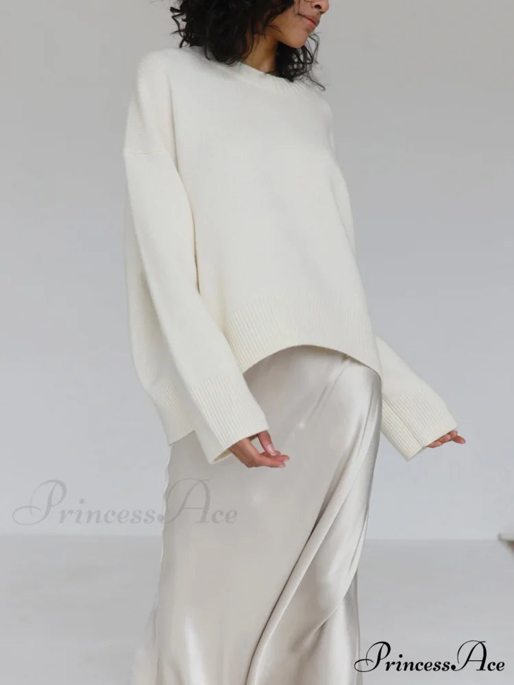Candyfloss Oversized Graceful Pullover Sweater