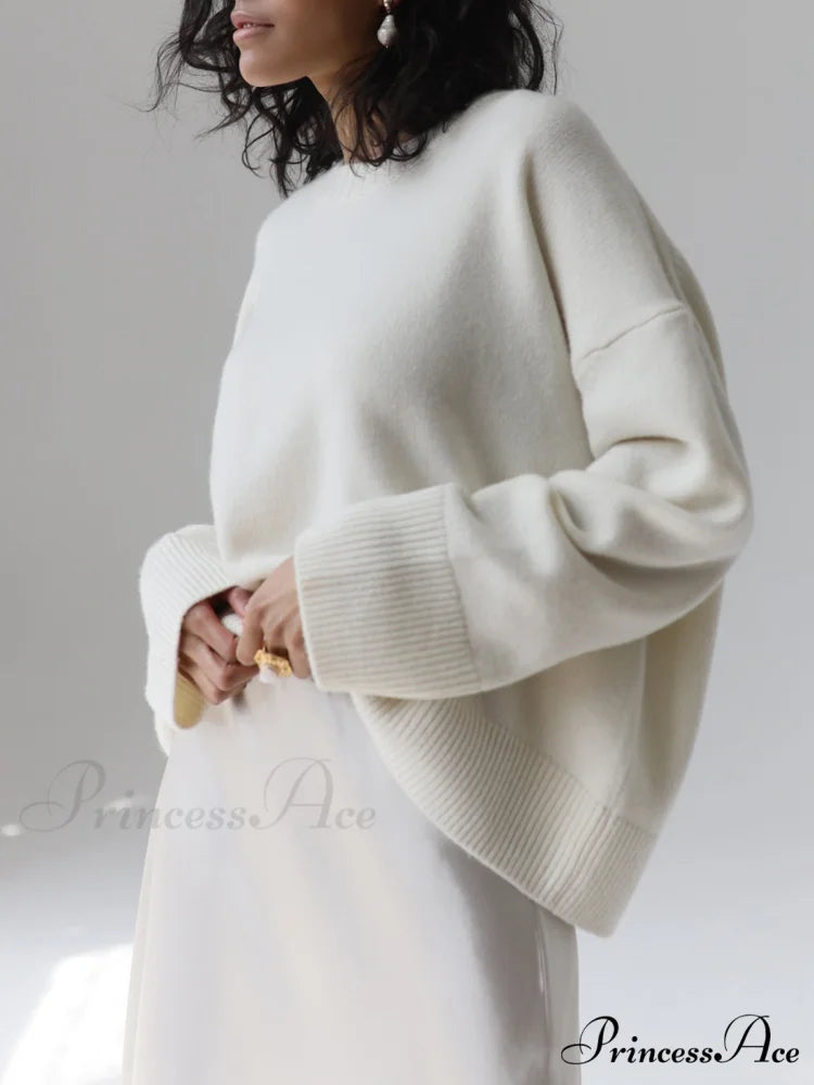 Candyfloss Oversized Graceful Pullover Sweater