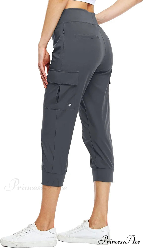 Cargo Hiking Capris Quick Dry Lightweight Outdoor Pants