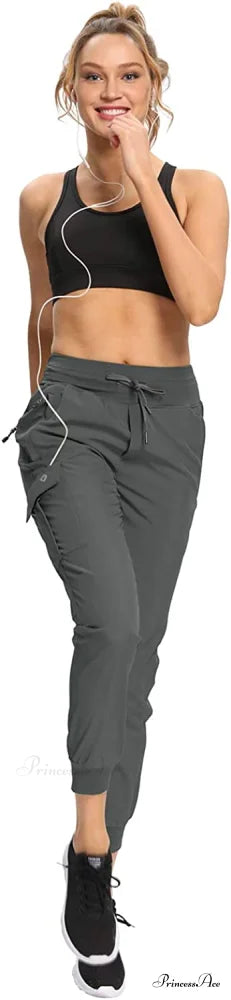 Cargo Hiking Pants Lightweight Joggers Quick Dry Capris