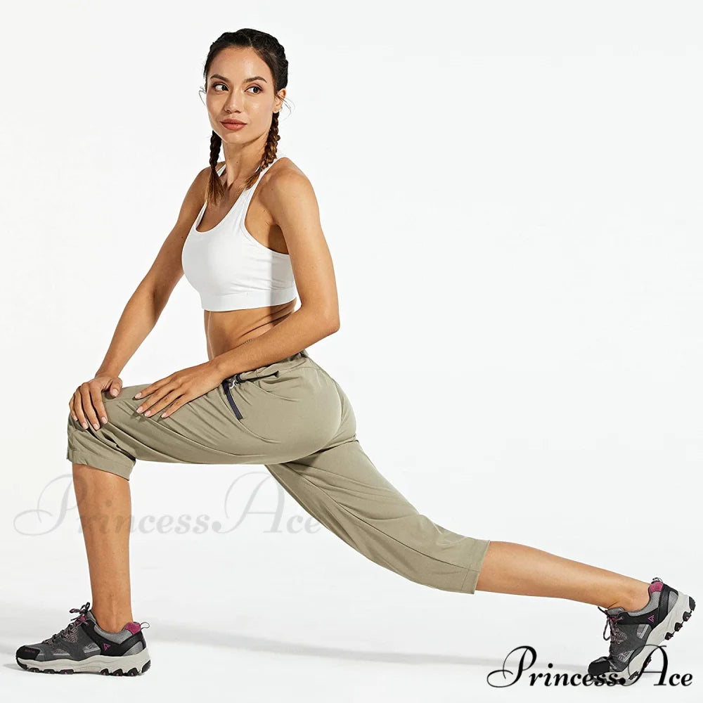 Cargo Hiking Pants Lightweight Quick Dry Capri Pants