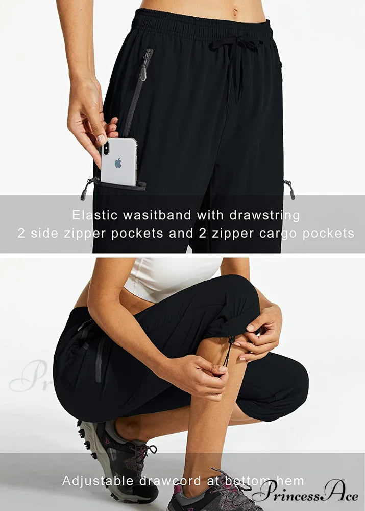 Cargo Hiking Pants Lightweight Quick Dry Capri Pants