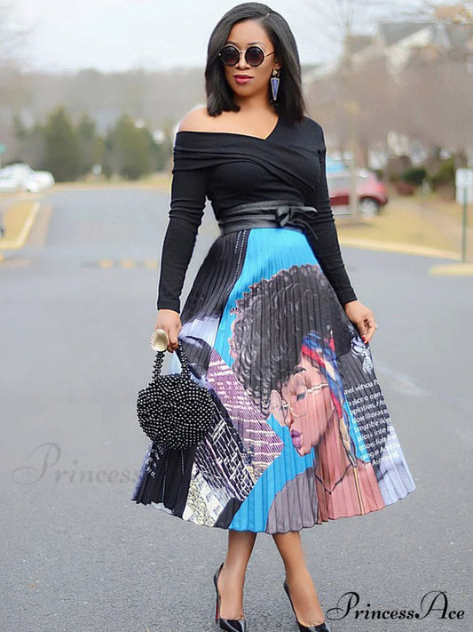 Cargo Pocket Graceful Zipper Skirt Head / M