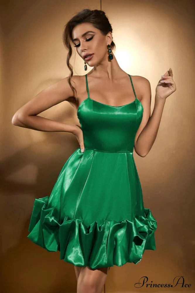 Carina Satin Stylish Mini Dress