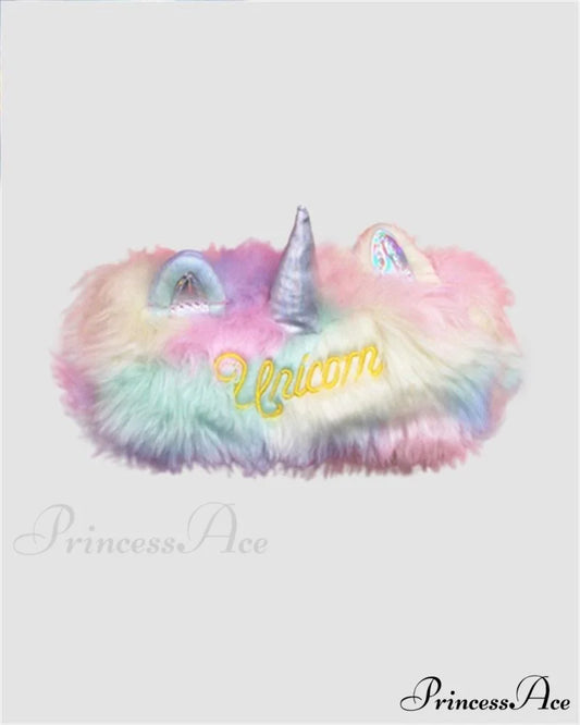 Case with Unicorn Pencil Fluff