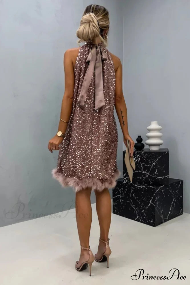 Casidy Sequin Stylish Mini Dress