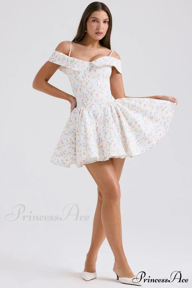 Cassia Floral Stylish Mini Dress