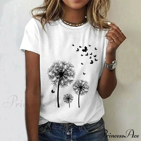 Casual Dandelion T-Shirt White / S