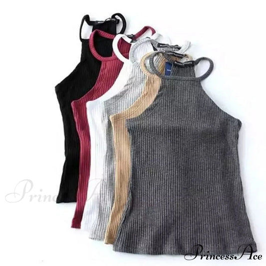 Casual Knit Basic Tank Top