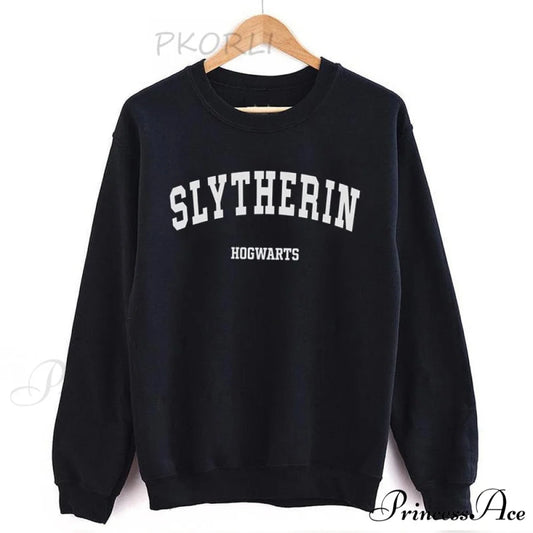 Casual School Unisex Crewneck Sweatshirt Black / S