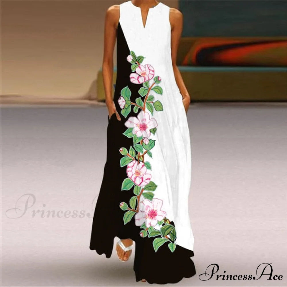 Casual Sexy Boho Beach Dresses white 1 / XXL
