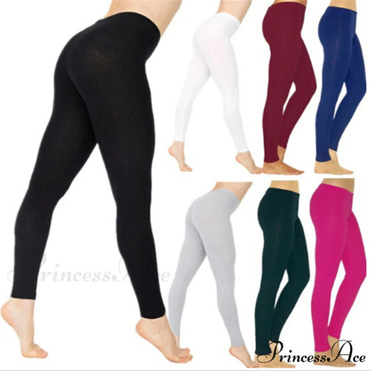 Casual Sport Fitness Cotton Leggings