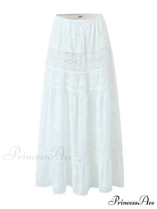 CATALINE Elegant SKIRT White / XS