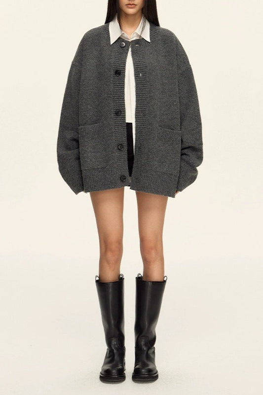 Relaxed Knit Cardigan