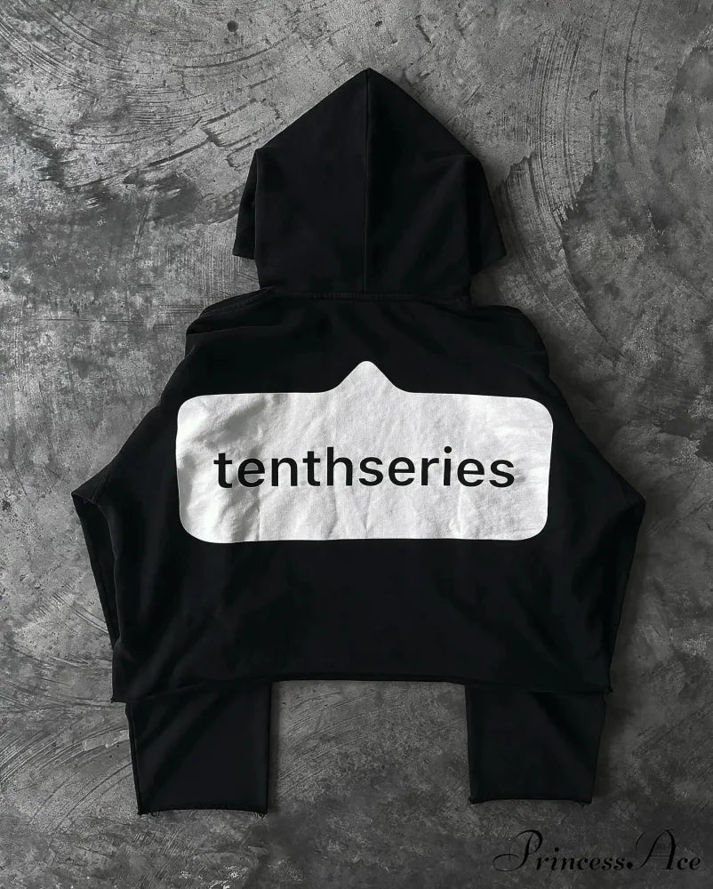 Character Graphic Dark Hoodie hoodies-241228