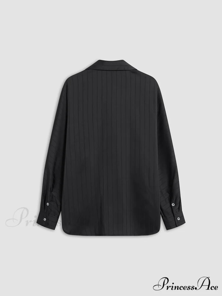 Charlotte Oversized Button Trendy Up Collared Shirt