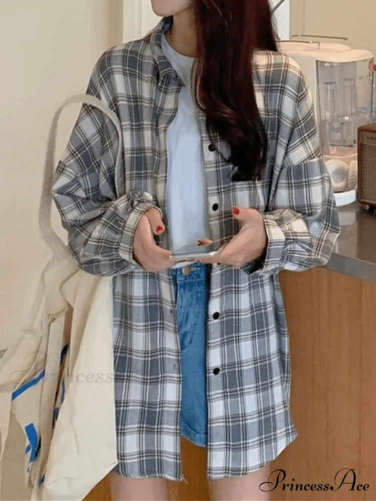 Checkered Charming Blouse