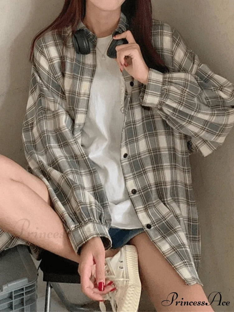 Checkered Charming Blouse