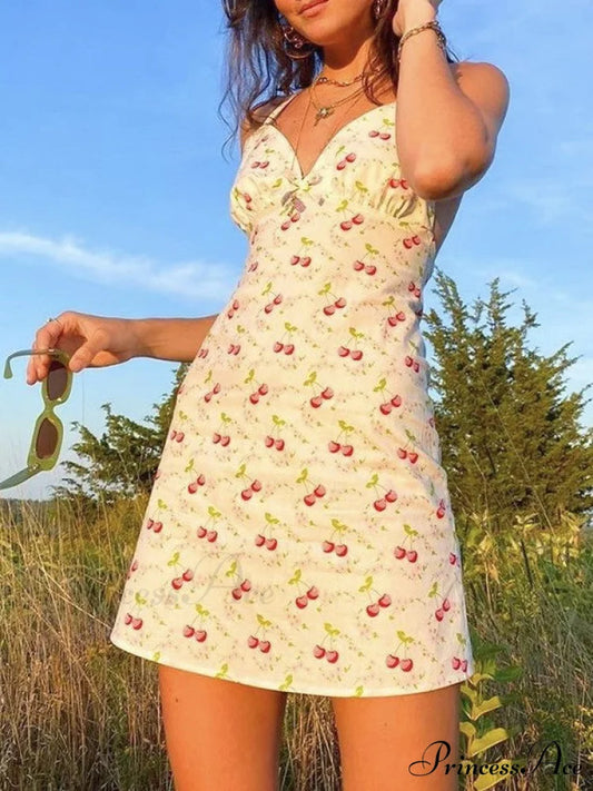 Checkered Swing Graceful Mini Dress White / S