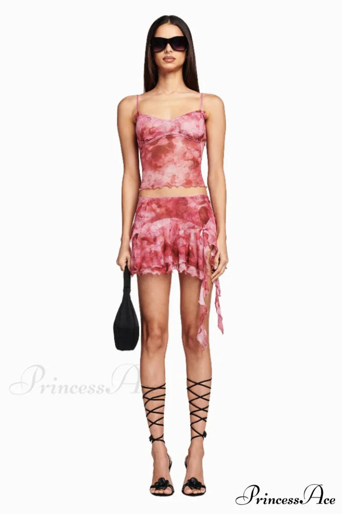 Cherie Top Stylish + Skirt Set