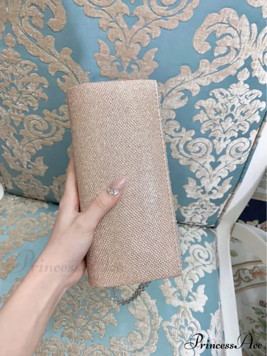 Chic Glittering Gemstone Dinner Banquet Envelope Bag clutchbag-250126