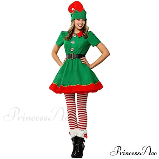 Christmas Holiday Elf Costume Hat Elf Costume